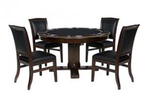 Legacy 54" Heritage 3-in-1 Game Table Set c/w 4 Chairs