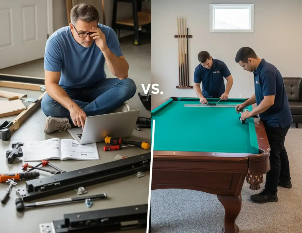 DIY vs. Pro Pool Table Installation